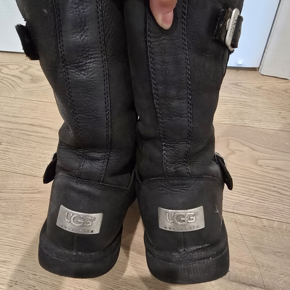 Bulky Leather Boots size 7 - Picture 2 of 6